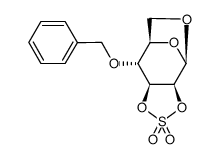 (3aS,4R,7R,8R,8aS)-8-(benzyloxy)hexahydro-4,7-epoxy[1,3,2]dioxathiolo[4,5-c]oxepine 2,2-dioxide Structure