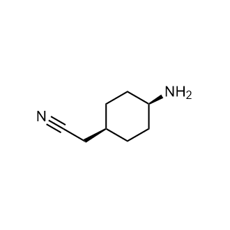 cis-2-(4-Aminocyclohexyl)acetonitrile structure