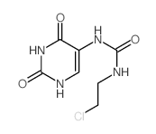 Urea,N-(2-chloroethyl)-N'-(1,2,3,4-tetrahydro-2,4-dioxo-5-pyrimidinyl)- structure