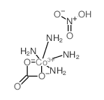 azanide; cobalt(+3) cation; dihydroxy-oxo-azanium; carbonate结构式