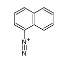 α-naphthyldiazonium cation Structure
