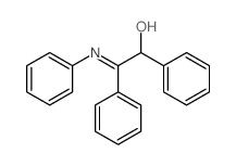 Benzeneethanol, a-phenyl-b-(phenylimino)- (9CI) Structure