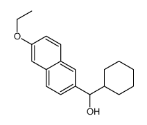 cyclohexyl-(6-ethoxynaphthalen-2-yl)methanol Structure