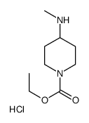 ethyl 4-(methylamino)piperidine-1-carboxylate,hydrochloride Structure