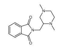 N-[(1,4-dimethyl-2-piperazinyl)methyl]phthalimide Structure