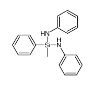 N-(anilino-methyl-phenylsilyl)aniline Structure