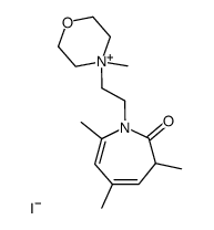 1-(2-Morpholino-ethyl)-7-oxo-2,4,6-trimethyl-6,7-dihydro-1H-azepin methohydroxid iodid Structure