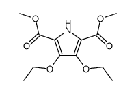 dimethyl 3,4-diethoxypyrrole-2,5-dicarboxylate Structure