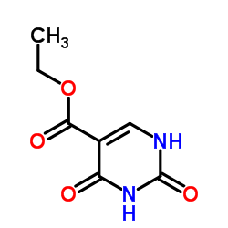 Ethyl 2,4-dioxo-1,2,3,4-tetrahydro-5-pyrimidinecarboxylate结构式