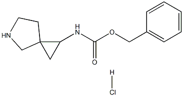 Benzyl N-k5-azaspiro[2.4]heptan-1-yllcarbamate hydrochloride Structure