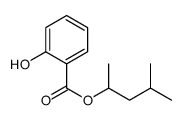 4-methylpentan-2-yl 2-hydroxybenzoate Structure