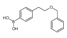 [4-(2-phenylmethoxyethyl)phenyl]boronic acid Structure