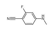 Benzonitrile, 2-fluoro-4-(methylamino)- (9CI) Structure