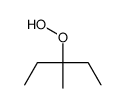 1-Ethyl-1-methylpropyl hydroperoxide structure