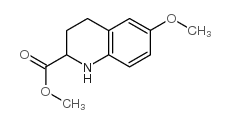 6-甲氧基-1,2,3,4-四氢-喹啉-2-羧酸甲酯结构式