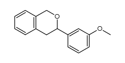 3-(3'-methoxyphenyl)isochromane结构式
