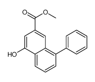 Methyl 4-hydroxy-8-phenyl-2-naphthoate Structure