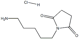 1-(5-aminopentyl)pyrrolidine-2,5-dione hydrochloride structure