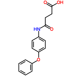 4-oxo-4-(4-phenoxyanilino)butanoic acid Structure