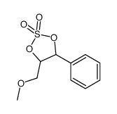 4-(methoxymethyl)-5-phenyl-1,3,2-dioxathiolane 2,2-dioxide结构式