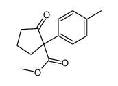 methyl 1-(4-methylphenyl)-2-oxocyclopentane-1-carboxylate结构式