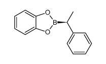 (S)-2-(1-phenylethyl)benzo[d][1,3,2]dioxaborole结构式
