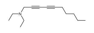 deca-2,4-diynyl-diethyl-amine Structure