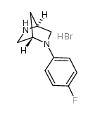 (1S,4S)-(-)-2-(4-FLUOROPHENYL)-2,5-DIAZABICYCLO[2.2.1]HEPTANE, HYDROBROMIDE structure