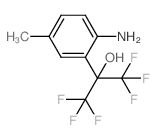 2-(2-氨基-5-甲基-苯基)-1,1,1,3,3,3-六氟-2-丙醇结构式