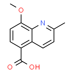 5-Quinolinecarboxylicacid,8-methoxy-2-methyl-(9CI) structure