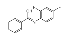 N-(2,4-difluorophenyl)benzamide结构式