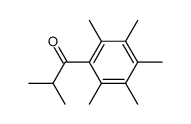 isobutyrylpentamethylbenzene Structure