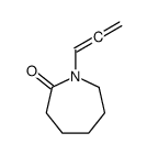 1-propa-1,2-dienylazepan-2-one Structure