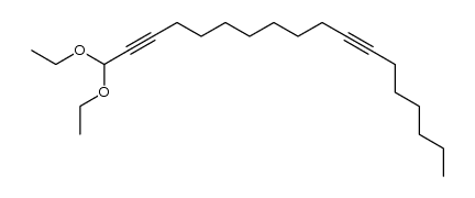 1,1-diethoxy-2,11-octadecadiyne Structure