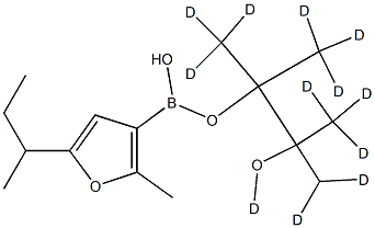 [2-Methyl-5-(sec-butyl)-d12]-furan-3-boronic acid pinacol ester picture