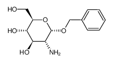 Benzyl 2-amino-2-deoxy-β-D-glucopyranoside结构式