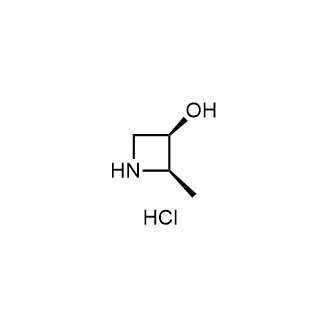 (2R,3R)-2-Methylazetidin-3-ol hydrochloride Structure