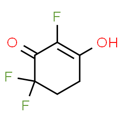 2,6,6-Trifluoro-3-hydroxy-2-cyclohexen-1-one Structure