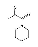 1-(piperidin-1-yl)propane-1,2-dione Structure