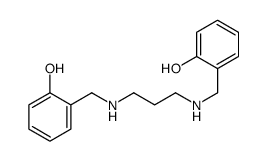 2-[[3-[(2-hydroxyphenyl)methylamino]propylamino]methyl]phenol结构式