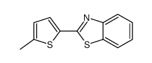 2-(5-methylthiophen-2-yl)-1,3-benzothiazole Structure