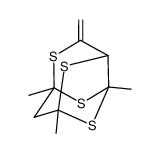 1-Methylen-3,5,7-trimethyl-2,4,6,8-tetrathiaprotoadamantan Structure