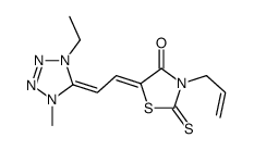 3-allyl-5-[(1-ethyl-1,4-dihydro-4-methyl-5H-tetrazol-5-ylidene)ethylidene]-2-thioxothiazolidin-4-one picture