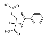 N-thiobenzoyl-L-glutamic acid结构式