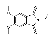 2-ethyl-5,6-dimethoxy-isoindole-1,3-dione结构式