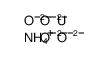 diazanium, oxygen(-2) anion, uranium, hydrate结构式