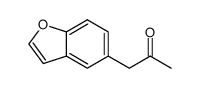 1-(benzofuran-5-yl)propan-2-one结构式