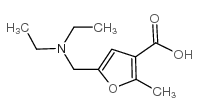 5-[(二乙氨基)甲基]-2-甲基呋喃-3-羧酸结构式