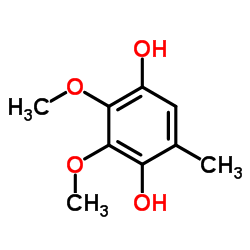 2,3-Dimethoxy-5-methyl-1,4-benzenediol structure