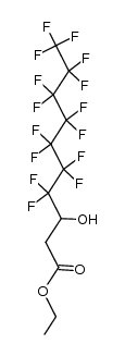 Ethyl 3-F-heptyl 3-hydroxypropanoate结构式